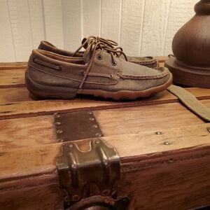 Twisted X Boots all leather bomber driving shoe size 9M